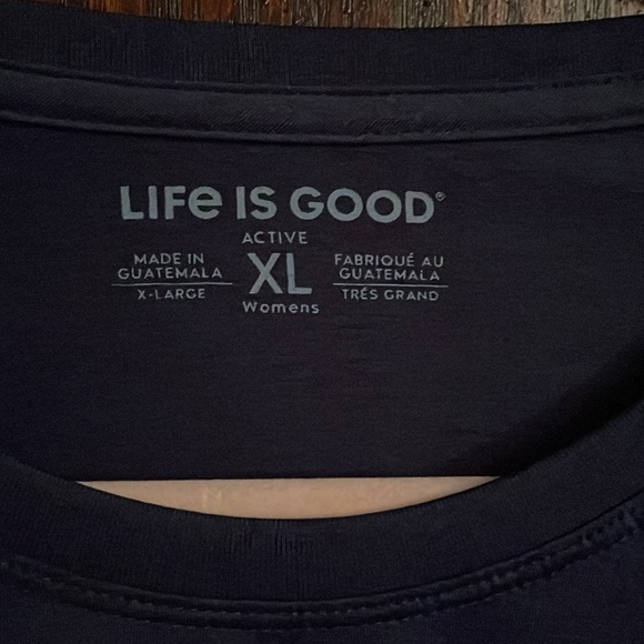 Life is Good gently loved XXL OR XL silky comfy long sleeve tshirt - Picture 2 of 4